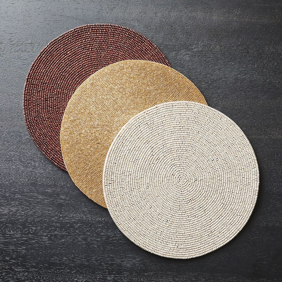 Beaded Placemats West Elm Australia